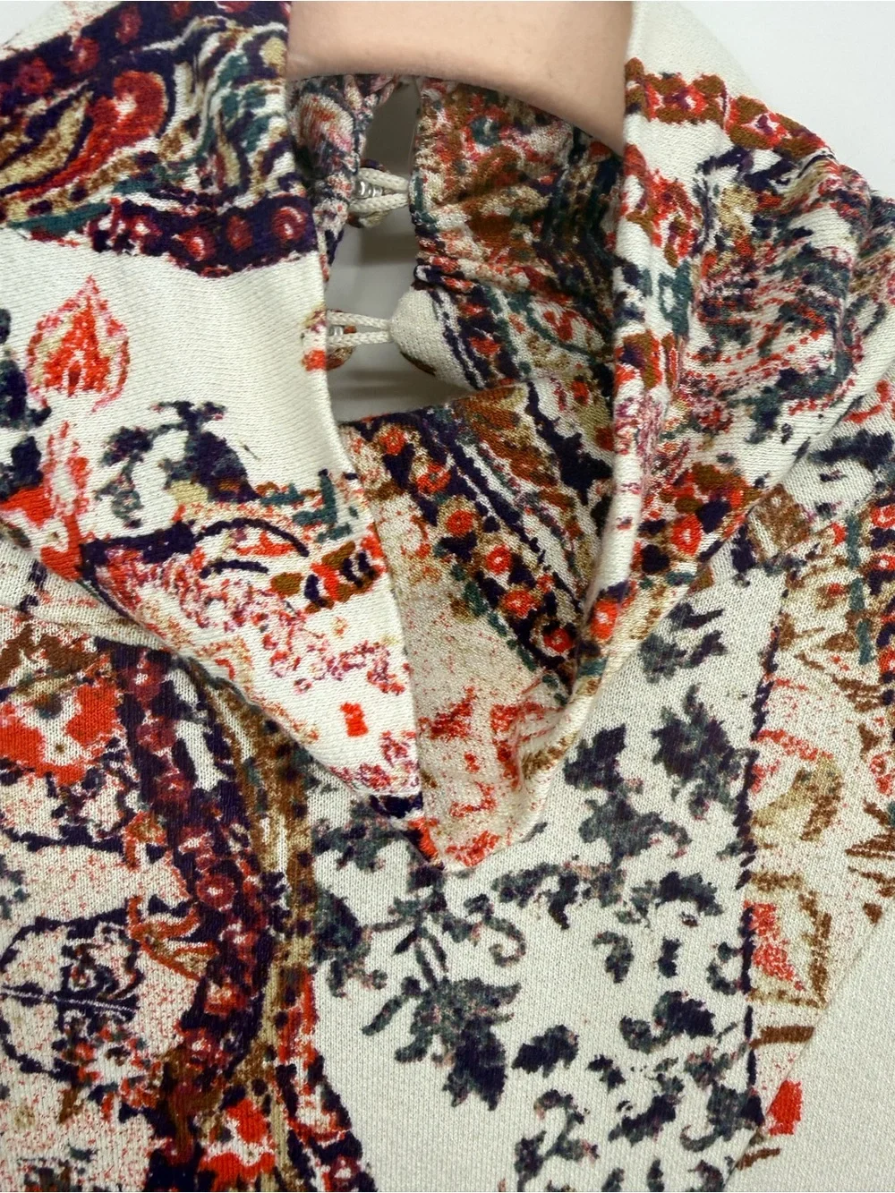 Free‎ People All Dolled Up Dress Pink Ivory Paisley Boho Festival Open Back Mini
